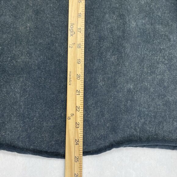 ACDC Band T Shirt XL Highway to Hell Faded Black Cropped Raw Hem Grunge - Picture 9 of 9